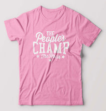 Load image into Gallery viewer, The Rock - The People&#39;s Champ T-Shirt for Men-Light Baby Pink-Ektarfa.online
