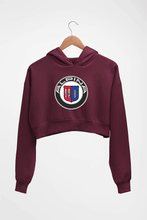 Load image into Gallery viewer, Alpina Crop HOODIE FOR WOMEN-Maroon-Ektarfa.online
