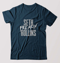 Load image into Gallery viewer, Seth Rollins T-Shirt for Men-Petrol Blue-Ektarfa.online
