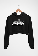 Load image into Gallery viewer, smackdown Crop HOODIE FOR WOMEN-Black-Ektarfa.online
