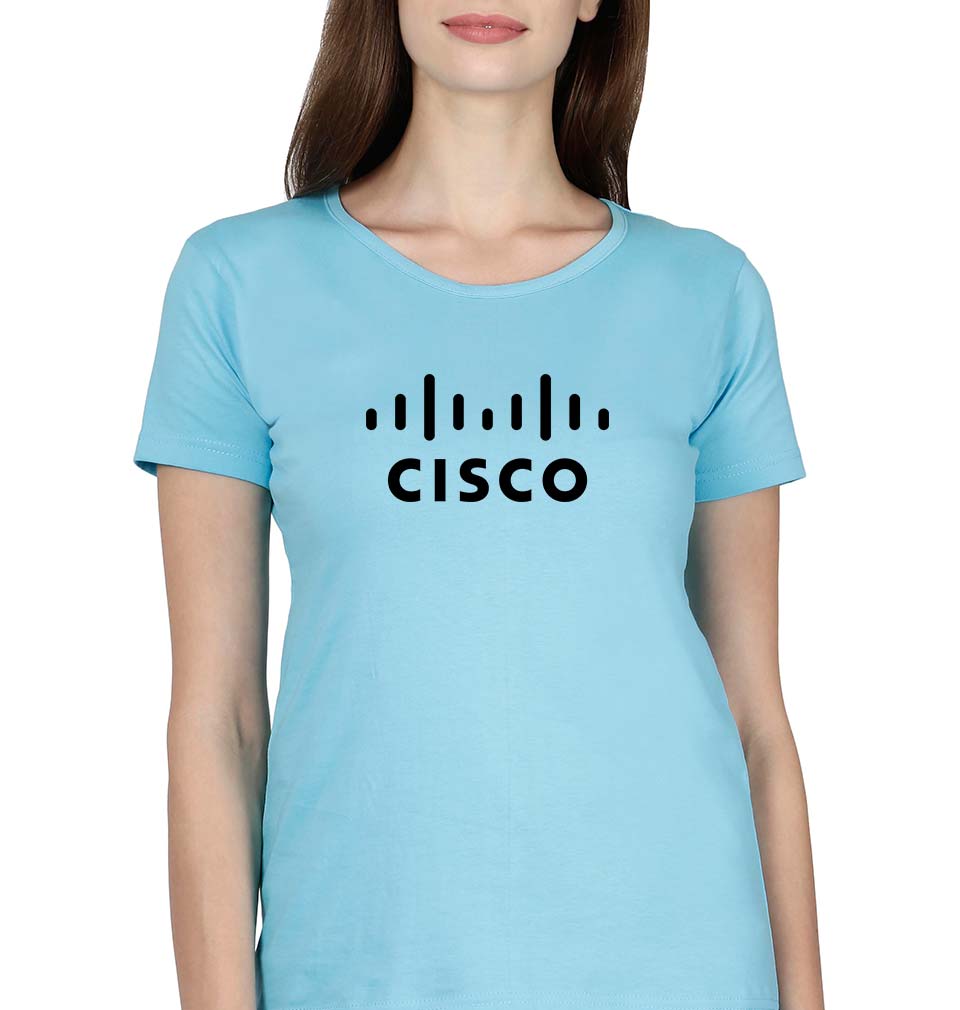 cisco T-Shirt for Women-SkyBlue-Ektarfa.online