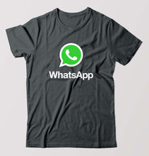 Load image into Gallery viewer, WhatsApp T-Shirt for Men-Steel grey-Ektarfa.online
