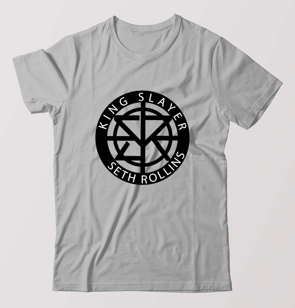 Seth Rollins T-Shirt for Men-Grey Melange-Ektarfa.online