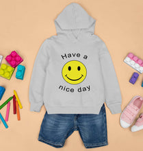 Load image into Gallery viewer, Nice Day Emoji Kids Hoodie for Boy/Girl-Grey-Ektarfa.online
