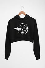 Load image into Gallery viewer, Wipro Crop HOODIE FOR WOMEN-Black-Ektarfa.online
