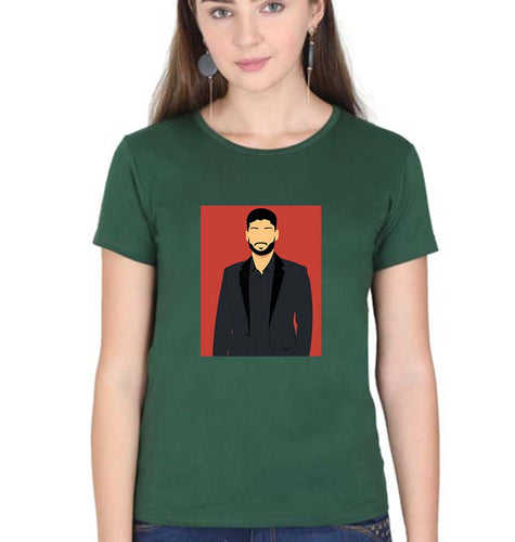 kr$na T-Shirt for Women-Dark Green-Ektarfa.online