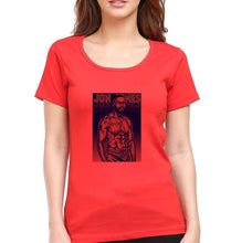Load image into Gallery viewer, jon jones UFC T-Shirt for Women-Red-Ektarfa.online
