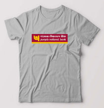 Load image into Gallery viewer, Punjab national bank (PNB) T-Shirt for Men-Grey Melange-Ektarfa.online
