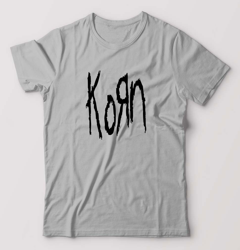 Korn T-Shirt for Men-Grey Melange-Ektarfa.online