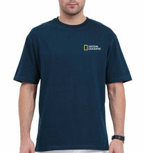 Load image into Gallery viewer, National Geographic Oversized T-Shirt for Men-Petrol Blue-Ektarfa.online
