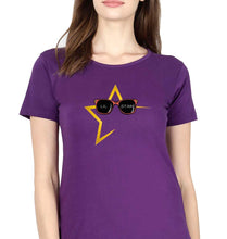 Load image into Gallery viewer, Lil Star T-Shirt for Women-Purple-Ektarfa.online
