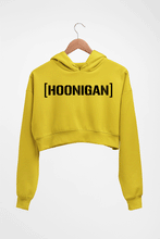 Load image into Gallery viewer, hoonigan Crop HOODIE FOR WOMEN-Mustard Yellow-Ektarfa.online
