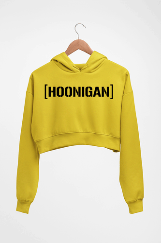 hoonigan Crop HOODIE FOR WOMEN-Mustard Yellow-Ektarfa.online