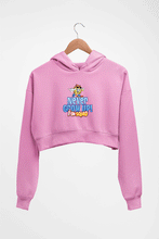 Load image into Gallery viewer, fun squad Crop HOODIE FOR WOMEN-Light Baby Pink-Ektarfa.online
