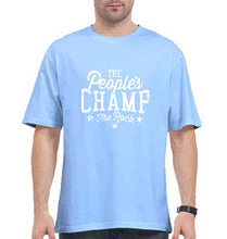 Load image into Gallery viewer, peoples champ Oversized T-Shirt for Men-Baby Blue-Ektarfa.online
