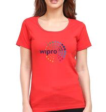 Load image into Gallery viewer, Wipro T-Shirt for Women-Red-Ektarfa.online
