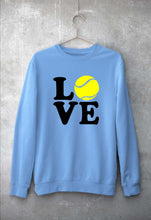 Load image into Gallery viewer, Love Tennis Unisex Sweatshirt for Men/Women-Baby Blue-Ektarfa.online
