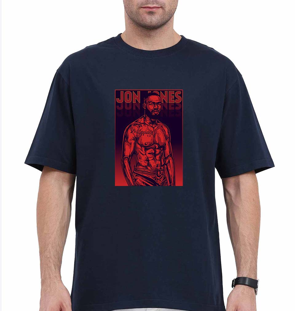 jon jones UFC Oversized T-Shirt for Men-Ektarfa.online