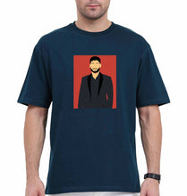 Load image into Gallery viewer, kr$na Oversized T-Shirt for Men-Petrol Blue-Ektarfa.online
