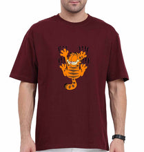 Load image into Gallery viewer, Garfield Oversized T-Shirt for Men-Maroon-Ektarfa.online
