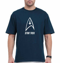 Load image into Gallery viewer, star trek Oversized T-Shirt for Men-Petrol Blue-Ektarfa.online
