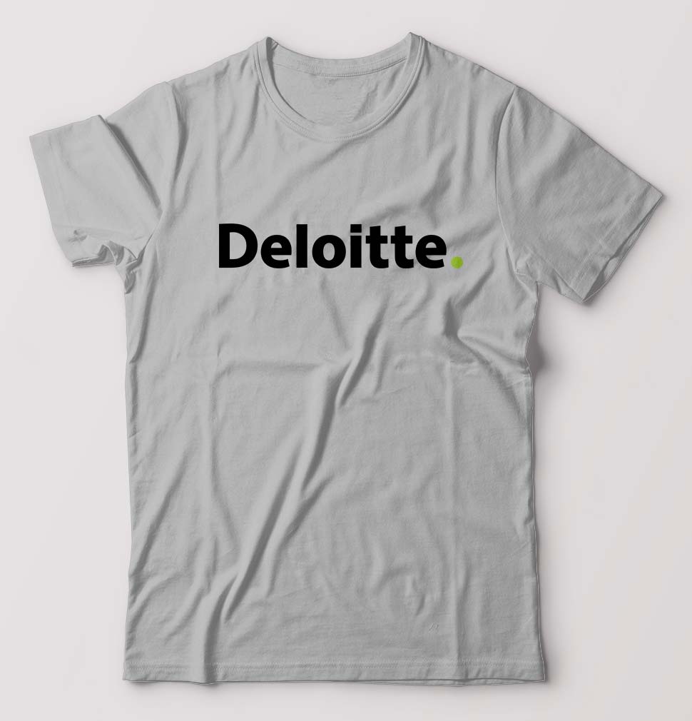 Deloitte T-Shirt for Men-Grey Melange-Ektarfa.online