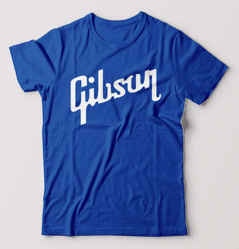 gibson T-Shirt for Men-Royal Blue-Ektarfa.online