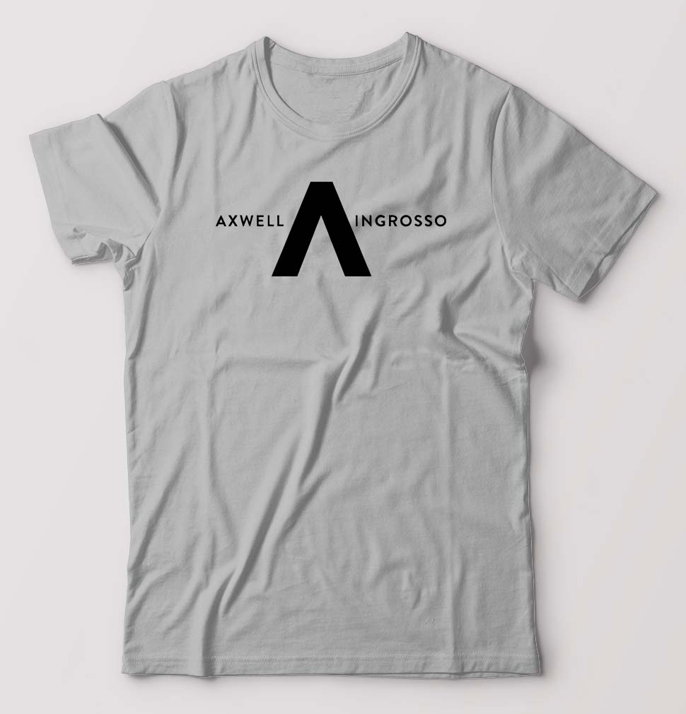Axwell & Ingrosso T-Shirt for Men-Grey Melange-Ektarfa.online