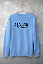 Load image into Gallery viewer, Qatar Airways Unisex Sweatshirt for Men/Women-Baby Blue-Ektarfa.online
