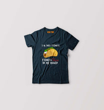 Load image into Gallery viewer, Taco T-Shirt for Boy/Girl-Petrol Blue-Ektarfa.online
