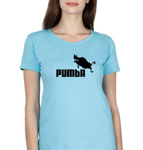 Load image into Gallery viewer, pumba T-Shirt for Women-SkyBlue-Ektarfa.online
