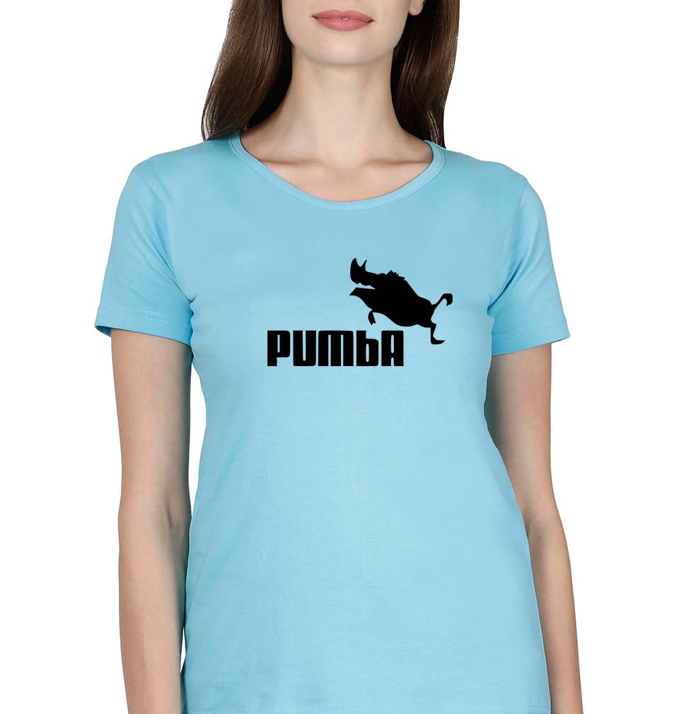 pumba T-Shirt for Women-SkyBlue-Ektarfa.online