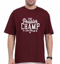 Load image into Gallery viewer, The Rock - The People&#39;s Champ Oversized T-Shirt for Men-Ektarfa.online

