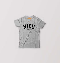 Load image into Gallery viewer, NICU crew Kids T-Shirt for Boy/Girl-Grey-Ektarfa.online
