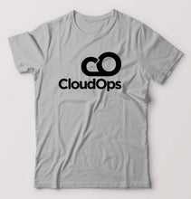 Load image into Gallery viewer, CloudOps T-Shirt for Men-Grey Melange-Ektarfa.online
