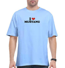 Load image into Gallery viewer, I LOVE  MUSTANG Oversized T-Shirt for Men
