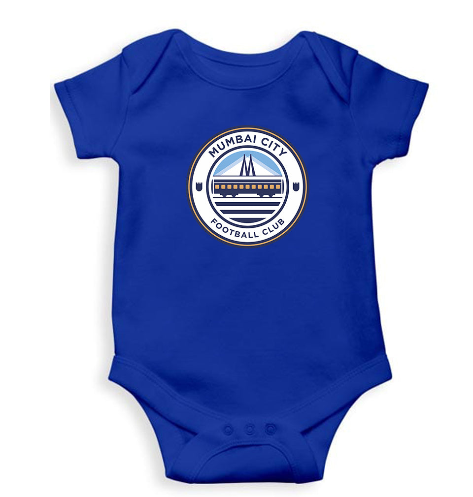 Mumbai Fc Romper For Baby Boy/Girl-Royal Blue-Ektarfa.online