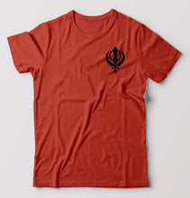 Load image into Gallery viewer, sikh T-Shirt for Men-Brick Red-Ektarfa.online
