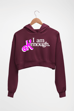 Load image into Gallery viewer, kenough Crop HOODIE FOR WOMEN-Maroon-Ektarfa.online
