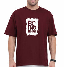 Load image into Gallery viewer, Being Bhai Oversized T-Shirt for Men-Maroon-Ektarfa.online
