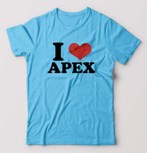 Load image into Gallery viewer, I LOVE APEX T-Shirt for Men-Light Blue-Ektarfa.online
