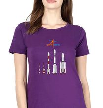 Load image into Gallery viewer, isro T-Shirt for Women-Purple-Ektarfa.online
