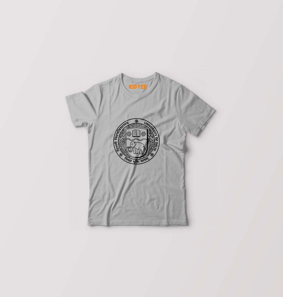 delhi university (DU) T-Shirt for Boy/Girl-Grey-Ektarfa.online