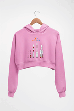 Load image into Gallery viewer, isro Crop HOODIE FOR WOMEN-Light Baby Pink-Ektarfa.online
