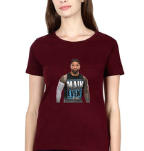 Load image into Gallery viewer, jey uso T-Shirt for Women-Maroon-Ektarfa.online

