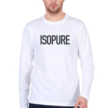 Load image into Gallery viewer, isopure Full Sleeves T-Shirt for Men-White-Ektarfa.online
