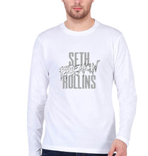 Load image into Gallery viewer, Seth Rollins Full Sleeves T-Shirt for Men-White-Ektarfa.online
