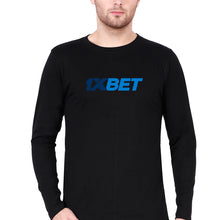 Load image into Gallery viewer, 1XBet Full Sleeves T-Shirt for Men-Black-Ektarfa.online
