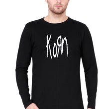 Load image into Gallery viewer, Korn Full Sleeves T-Shirt for Men-Black-Ektarfa.online
