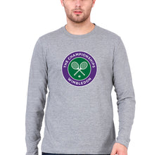Load image into Gallery viewer, wimbledon Full Sleeves T-Shirt for Men-Grey Melange-Ektarfa.online
